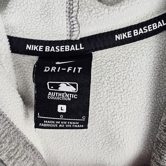 Nike Los Angeles Dodgers Authentic Collection Grey Hoodie Men's Size Large - Picture 6 of 9